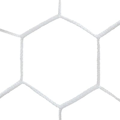 SPORTI FRANCE Filet de football - Design européen à 11 côtés, maillage en PP tressé 4mm, motif en nid d'abeille - Publicité SPORTI FRANCE Filet de football - Design européen à 11 côtés, maillage en PP tressé 4mm, motif en nid d'abeille - Publicité