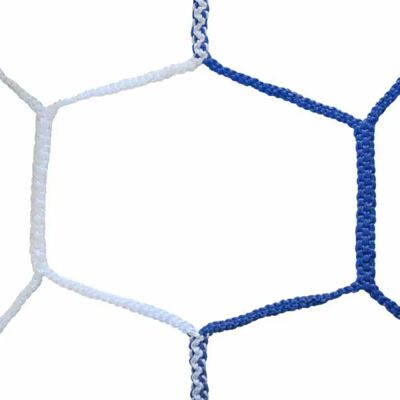 Filet de football en nid d'abeille Sporti France - 7,50x2,50x2 m - Bleu - Publicité Filet de football en nid d'abeille Sporti France - 7,50x2,50x2 m - Bleu - Publicité