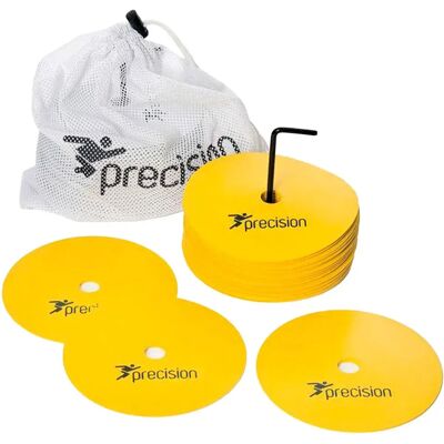 Precision Disques Marqueurs Ronds En Caoutchouc 20 Unités 20 Unités Yellow 19.5 cm unisex - Publicité Precision Disques Marqueurs Ronds En Caoutchouc 20 Unités 20 Unités Yellow 19.5 cm unisex - Publicité