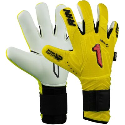 Rinat Gants De Gardien De But Junior Aries Nemesis Prime Yellow / White 5 unisex - Publicité Rinat Gants De Gardien De But Junior Aries Nemesis Prime Yellow / White 5 unisex - Publicité