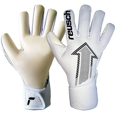 Reusch Gants De Gardien De But Attrakt Fastgrip Silver White 8.5 unisex - Publicité Reusch Gants De Gardien De But Attrakt Fastgrip Silver White 8.5 unisex - Publicité