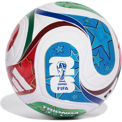 Adidas Ballon De Football Fifa® World Cup 26™ Trionda League White / Team Royal Blue / Solar Blue / Power Red 5 - Publicité Adidas Ballon De Football Fifa® World Cup 26™ Trionda League White / Team Royal Blue / Solar Blue / Power Red 5 - Publicité