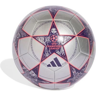 Adidas Ballon De Football Ucl Club 25/26 League Stage Silver Met / Dark Purple / Turbo 5 - Publicité Adidas Ballon De Football Ucl Club 25/26 League Stage Silver Met / Dark Purple / Turbo 5 - Publicité
