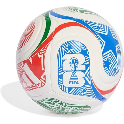 Adidas Ballon De Football World Cup 2026 Club Trionda White / Vivid Red / Glory Blue / Green 4 unisex - Publicité Adidas Ballon De Football World Cup 2026 Club Trionda White / Vivid Red / Glory Blue / Green 4 unisex - Publicité