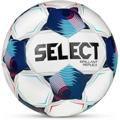 Select Ballon De Football Brillant Replica V25 White / Blue 4 - Publicité Select Ballon De Football Brillant Replica V25 White / Blue 4 - Publicité