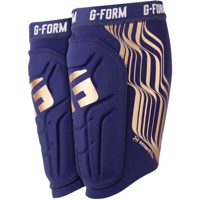 G-form Tège-tibias V2 Navy / Gold S-M - Publicité G-form Tège-tibias V2 Navy / Gold S-M - Publicité