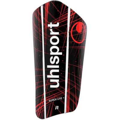 Uhlsport Tège-tibias Super Lite Plus Black / Fluo Red / White M - Publicité Uhlsport Tège-tibias Super Lite Plus Black / Fluo Red / White M - Publicité