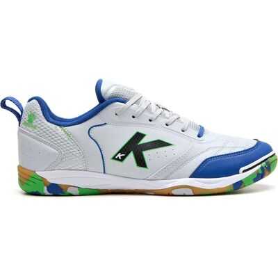Kelme Chaussures De Futsal Goleiro Grey / Blue EU 38 - Publicité Kelme Chaussures De Futsal Goleiro Grey / Blue EU 38 - Publicité