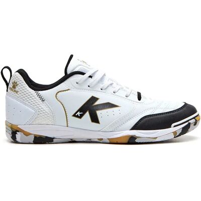 Kelme Chaussures De Futsal Goleiro White / Black EU 41 - Publicité Kelme Chaussures De Futsal Goleiro White / Black EU 41 - Publicité