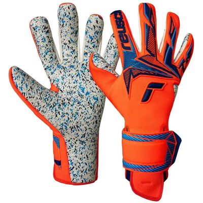 Reusch Gants De Gardien De But Attrakt Freegel Fusion Shocking Orange / Blue 10 unisex - Publicité Reusch Gants De Gardien De But Attrakt Freegel Fusion Shocking Orange / Blue 10 unisex - Publicité