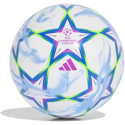 Adidas Ballon De Football Uefa Champions League Training White / Purple Burst / Glory Blue 5 - Publicité Adidas Ballon De Football Uefa Champions League Training White / Purple Burst / Glory Blue 5 - Publicité
