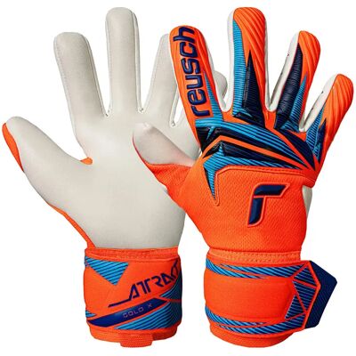 Reusch Gants De Gardien De But Attrakt Gold X Nc Shocking Orange / Blue 7.5 unisex - Publicité Reusch Gants De Gardien De But Attrakt Gold X Nc Shocking Orange / Blue 7.5 unisex - Publicité