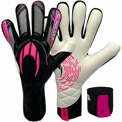 Ho Soccer Gants De Gardien De But Khalo Pro Pink 11 - Publicité Ho Soccer Gants De Gardien De But Khalo Pro Pink 11 - Publicité