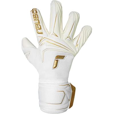 Reusch Gants De Gardien De But Attrakt Ab1 Advance White / Gold 10 - Publicité Reusch Gants De Gardien De But Attrakt Ab1 Advance White / Gold 10 - Publicité