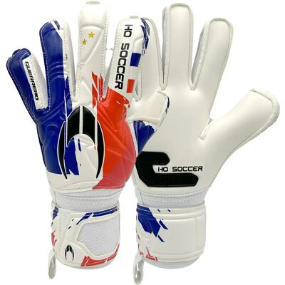 Ho Soccer Gants De Gardien De But Guerrero One Patriot Competition-france White / Red / Blue 7.5 - Publicité Ho Soccer Gants De Gardien De But Guerrero One Patriot Competition-france White / Red / Blue 7.5 - Publicité