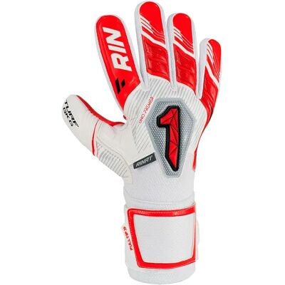Rinat Gants De Gardien De But Uno Premier Turf White / Red 5 - Publicité Rinat Gants De Gardien De But Uno Premier Turf White / Red 5 - Publicité