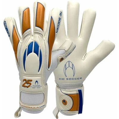 Ho Soccer Gants De Gardien De But Helios Special Edition 25th Anniversary White / Gold 9.5 - Publicité Ho Soccer Gants De Gardien De But Helios Special Edition 25th Anniversary White / Gold 9.5 - Publicité