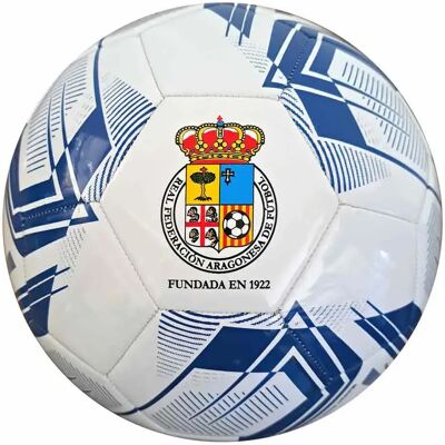 Mercury Equipment Ballon De Football R.f.a.f White / Blue 4 - Publicité Mercury Equipment Ballon De Football R.f.a.f White / Blue 4 - Publicité