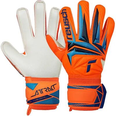Reusch Gants De Gardien De But Attrakt Solid Shocking Orange / Blue 7.5 - Publicité Reusch Gants De Gardien De But Attrakt Solid Shocking Orange / Blue 7.5 - Publicité