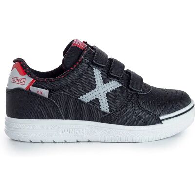 Munich Chaussures De Futsal G-3 Profit Velcro Black EU 26 - Publicité Munich Chaussures De Futsal G-3 Profit Velcro Black EU 26 - Publicité