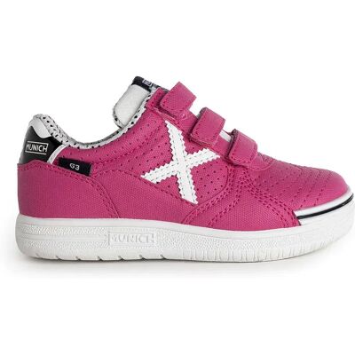Munich Chaussures De Futsal G-3 Profit Velcro Pink EU 26 - Publicité Munich Chaussures De Futsal G-3 Profit Velcro Pink EU 26 - Publicité