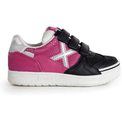 Munich Chaussures De Futsal G-3 Velcro Pink EU 26 - Publicité Munich Chaussures De Futsal G-3 Velcro Pink EU 26 - Publicité