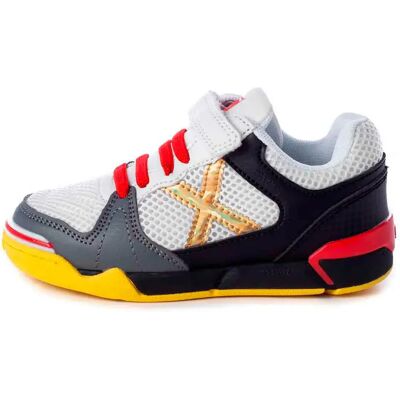 Munich Chaussures De Futsal One Velcro 45 Grey EU 26 - Publicité Munich Chaussures De Futsal One Velcro 45 Grey EU 26 - Publicité