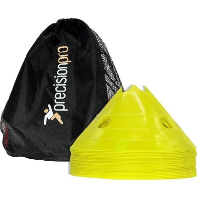 Precision Cônes D´entraînement Giant Saucer 20 Unités Yellow 30 cm unisex - Publicité Precision Cônes D´entraînement Giant Saucer 20 Unités Yellow 30 cm unisex - Publicité