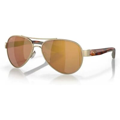 Costa Lunettes De Soleil Polarisées Pour Femme Loreto Brushed Gold Gold Mirror 580G unisex - Publicité Costa Lunettes De Soleil Polarisées Pour Femme Loreto Brushed Gold Gold Mirror 580G unisex - Publicité