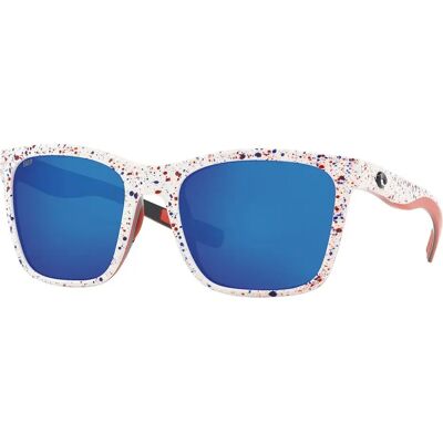 Costa Lunettes De Soleil Polarisées Panga Shiny White Firework Blue Mirror 580P/CAT3 unisex - Publicité Costa Lunettes De Soleil Polarisées Panga Shiny White Firework Blue Mirror 580P/CAT3 unisex - Publicité