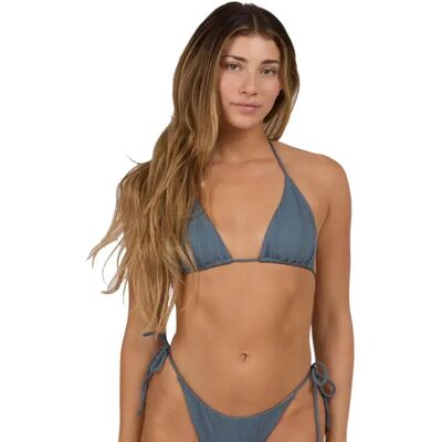 Salty Crew Haut De Bikini Seafarer Tie Side Fin Blue S Femme - Publicité Salty Crew Haut De Bikini Seafarer Tie Side Fin Blue S Femme - Publicité