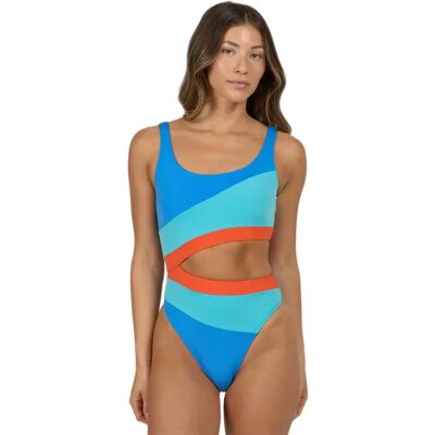 Salty Crew Maillot De Bain Surf Break One Piece Bold Blue L Femme - Publicité Salty Crew Maillot De Bain Surf Break One Piece Bold Blue L Femme - Publicité