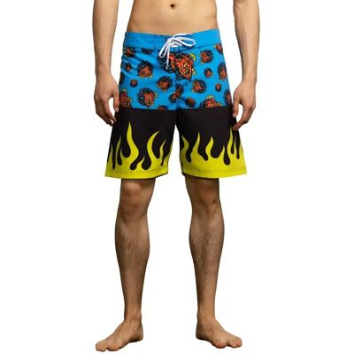 Santa Cruz Short De Bain Delfino Devil Mask Blue 32 Homme - Publicité Santa Cruz Short De Bain Delfino Devil Mask Blue 32 Homme - Publicité