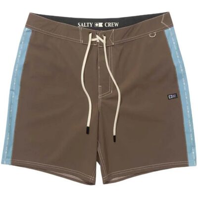 Salty Crew Short De Bain Channel Boardshort Dark Brown 30 Homme - Publicité Salty Crew Short De Bain Channel Boardshort Dark Brown 30 Homme - Publicité