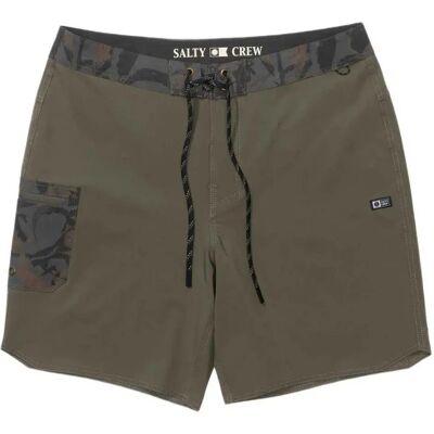 Salty Crew Short De Bain Session Boardshort Dusty Olive 31 Homme - Publicité Salty Crew Short De Bain Session Boardshort Dusty Olive 31 Homme - Publicité