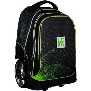 Krf Valise à Roulettes School Black / Green One Size unisex - Publicité Krf Valise à Roulettes School Black / Green One Size unisex - Publicité