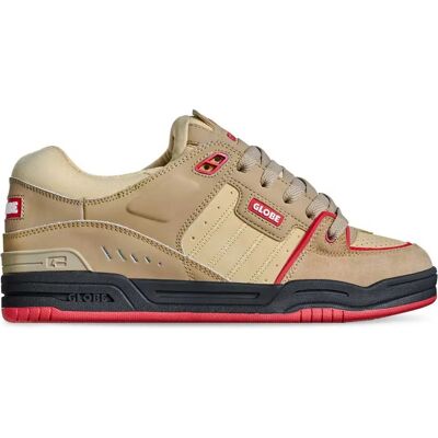Globe Baskets Fusion Khaki / Red EU 37 1/2 Homme - Publicité Globe Baskets Fusion Khaki / Red EU 37 1/2 Homme - Publicité