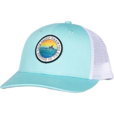 Salty Crew Casquette Patched Retro Trucker Seafoam One Size - Publicité Salty Crew Casquette Patched Retro Trucker Seafoam One Size - Publicité