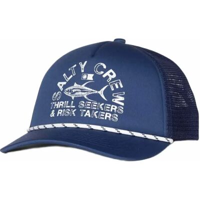 Salty Crew Casquette Pitstop Trucker Bright Navy One Size - Publicité Salty Crew Casquette Pitstop Trucker Bright Navy One Size - Publicité