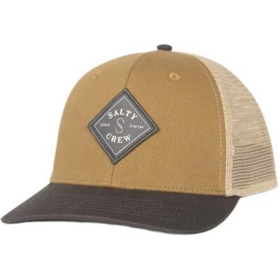 Salty Crew Casquette Sealine Retro Trucker Bone Brown / Iron One Size Garçon - Publicité Salty Crew Casquette Sealine Retro Trucker Bone Brown / Iron One Size Garçon - Publicité