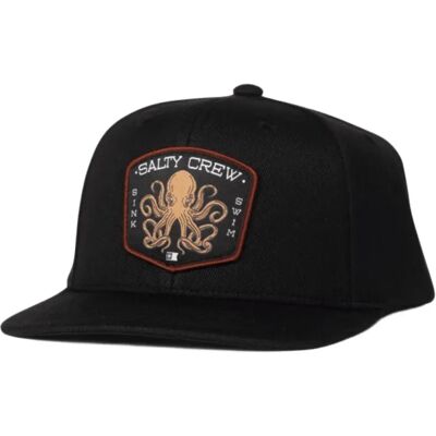 Salty Crew Casquette Tako Club Snapback Black One Size - Publicité Salty Crew Casquette Tako Club Snapback Black One Size - Publicité