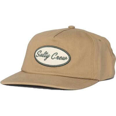 Salty Crew Casquette Shop Script Snapback Natural One Size Homme - Publicité Salty Crew Casquette Shop Script Snapback Natural One Size Homme - Publicité