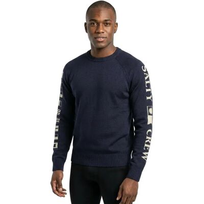 Salty Crew Pull Alpha Knit Midnight Navy S - Publicité Salty Crew Pull Alpha Knit Midnight Navy S - Publicité