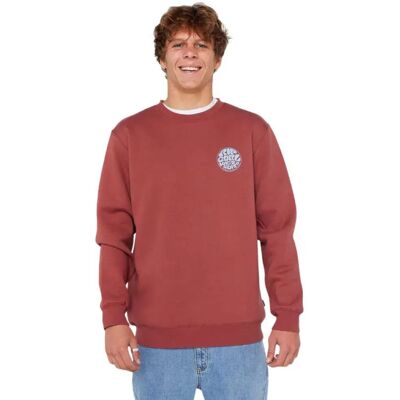 Rip Curl Sweat-shirt Wetsuit Icon Crew Apple Butter S Homme - Publicité Rip Curl Sweat-shirt Wetsuit Icon Crew Apple Butter S Homme - Publicité