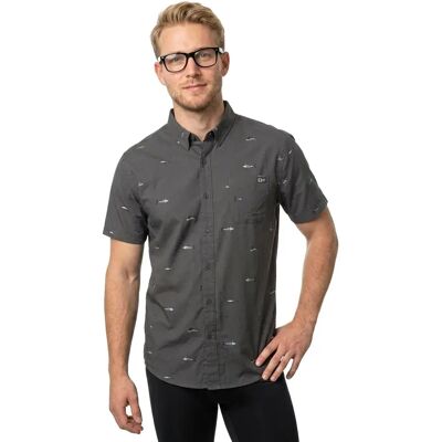 Salty Crew Chemise à Manches Courtes Crew Button Up Charcoal L Homme - Publicité Salty Crew Chemise à Manches Courtes Crew Button Up Charcoal L Homme - Publicité