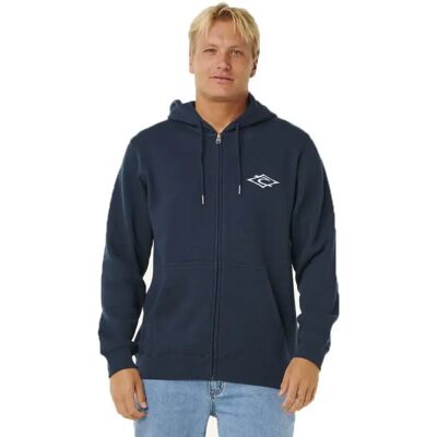 Rip Curl Sweat-shirt à Zip Hazey Days Dark Navy M Homme - Publicité Rip Curl Sweat-shirt à Zip Hazey Days Dark Navy M Homme - Publicité