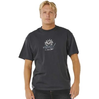 Rip Curl T-shirt à Manches Courtes Inner Visions Rotten Sun Washed Black L Homme - Publicité Rip Curl T-shirt à Manches Courtes Inner Visions Rotten Sun Washed Black L Homme - Publicité