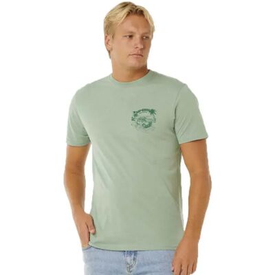 Rip Curl T-shirt à Manches Courtes Keep On Trucking Aloe S Homme - Publicité Rip Curl T-shirt à Manches Courtes Keep On Trucking Aloe S Homme - Publicité