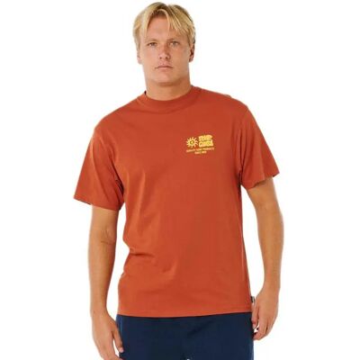 Rip Curl T-shirt à Manches Courtes Pacific Rinse Glass Off Baked Clay L Homme - Publicité Rip Curl T-shirt à Manches Courtes Pacific Rinse Glass Off Baked Clay L Homme - Publicité