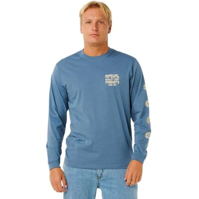 Rip Curl T-shirt à Manches Longues Pacific Rinse Bluefin M Homme - Publicité Rip Curl T-shirt à Manches Longues Pacific Rinse Bluefin M Homme - Publicité